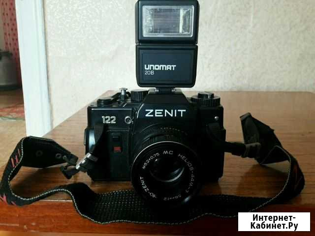 Фотоаппарат zenit 122 с фотовспышкой Назарово - изображение 1