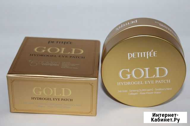 Патчи для глаз Gold Hydrogel Eye Patch, Petitfee Уфа - изображение 1