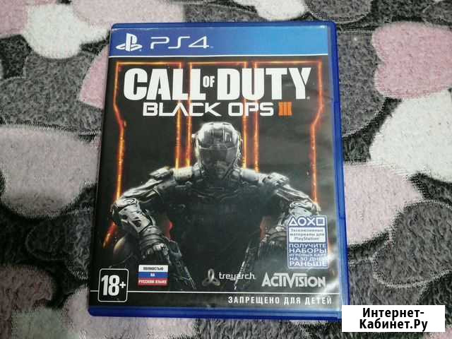 Диск с игрой Call of Duty Black Ops III для PS4 Сарапул - изображение 1