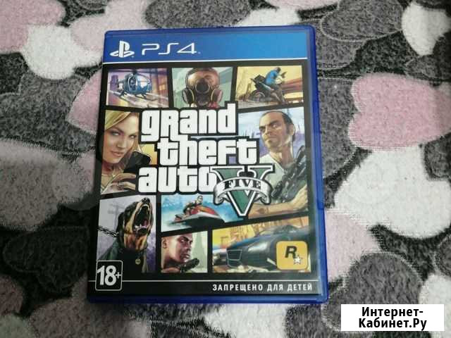 Диск с игрой GTA V для Sony PS4 Сарапул - изображение 1