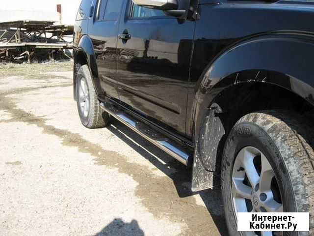 Защита порогов Nissan Pathfinder/Navara Пермь - изображение 1