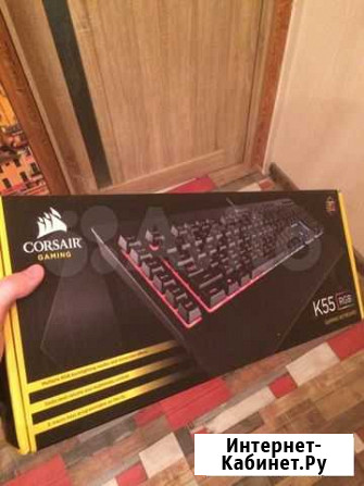 Клавиатура corsair k55 RGB Кузьмоловский - изображение 1