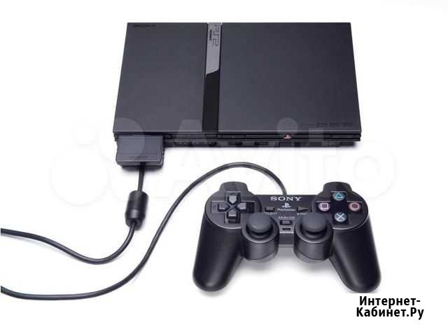 Игровая приставка Сони PS2 чипованная на запчасти Курск - изображение 1