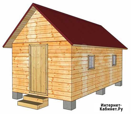 Баня из бруса Б25. Строительство домов и бань Екатеринбург - изображение 1