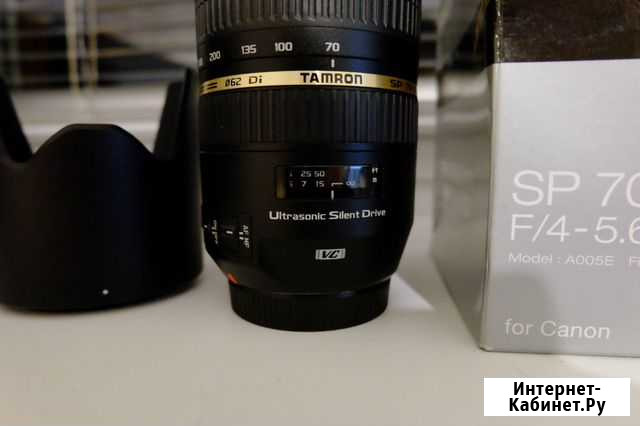 Tamron SP 70-300mm F/4-5.6 Di VC USD обмен, торг Абакан - изображение 1