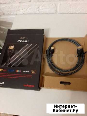 Кабель Hdmi Audioquest Pearl 1.0m 2шт Дубовое - изображение 1