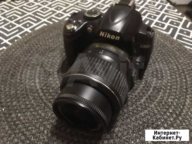 Зеркальный фотоаппарат nikon D3000 Краснодар - изображение 1