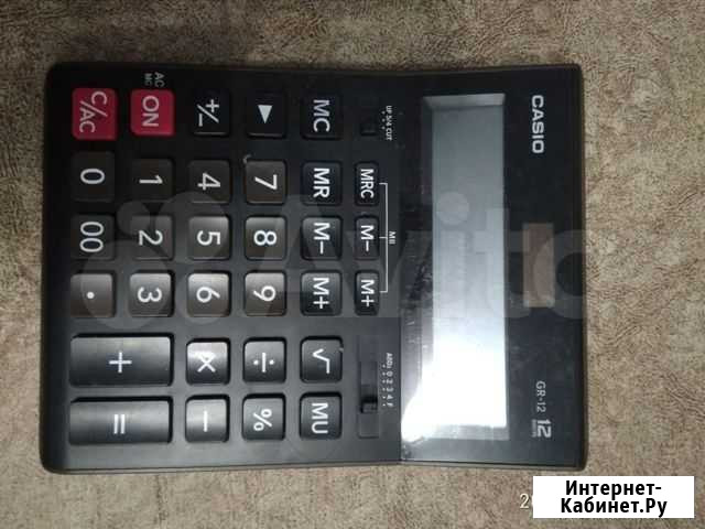 Калькулятор casio GR-12 большой Уфа - изображение 1