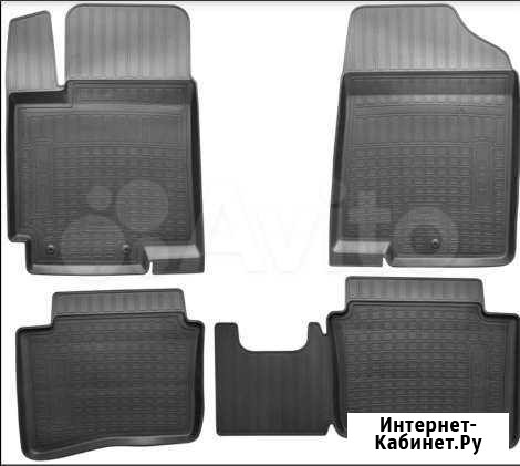 Коврики салона, резиновые, с бортом для KIA RIO 3 Саратов - изображение 1