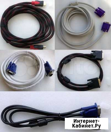 Кабеля VGA hdmi DVI новые Хабаровск - изображение 1