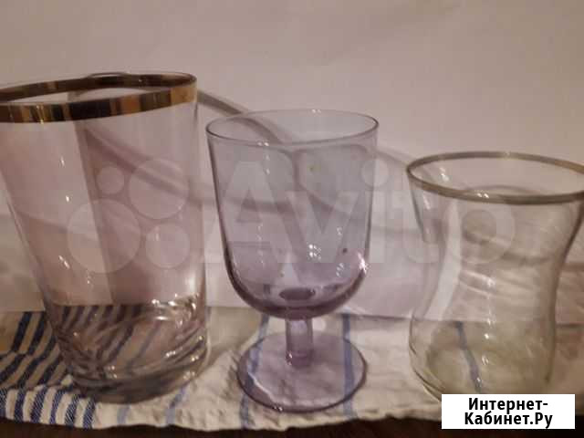 Стопки,стаканы и чайник времен СССР,кастрюли Тула - изображение 1