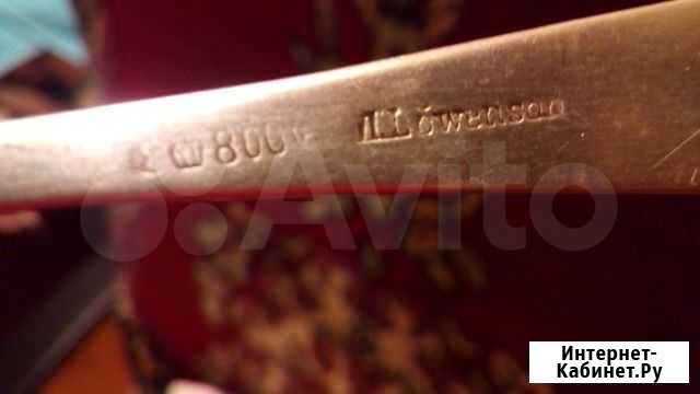 Антикварная ложка 19 век, серебро,2 ложки мельхиор Екатеринбург - изображение 1