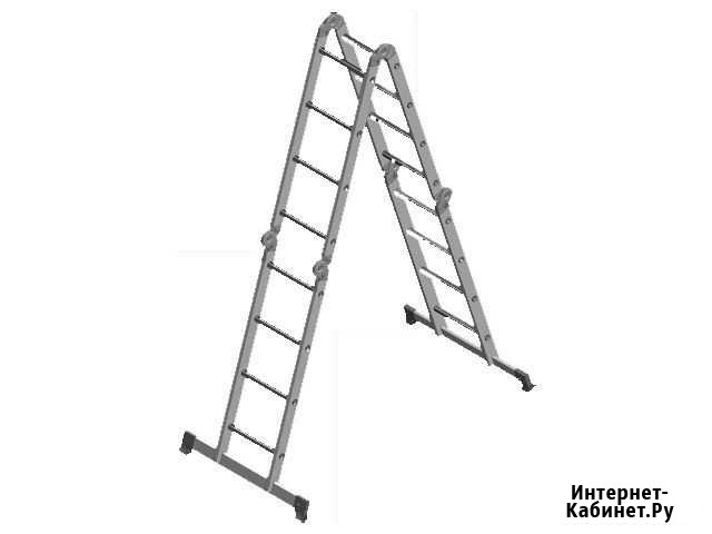 Лестница четырехсекционная Новая Высота 4х3 100 се Ростов-на-Дону - изображение 1