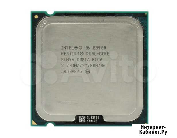 Процессор 775 intel pentium dual-core E5400 2.7GHz Новосибирск - изображение 1