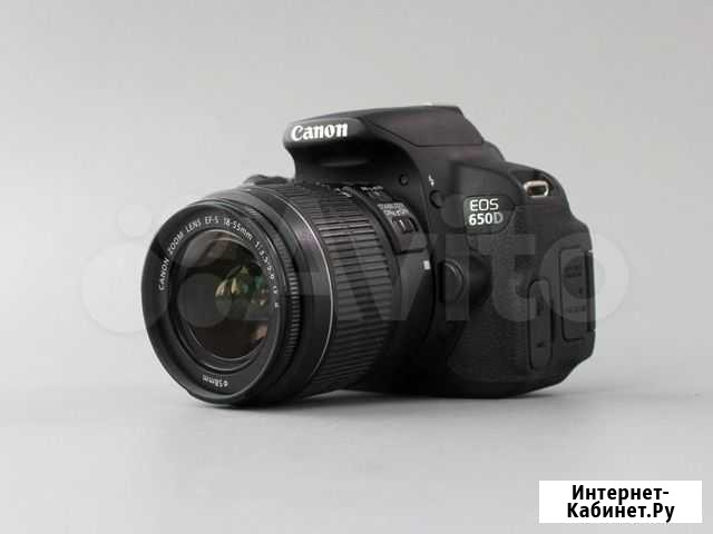 Фотоаппарат Canon 650D kit 18-55mm f3.5-5.6 IS II Новосибирск - изображение 1