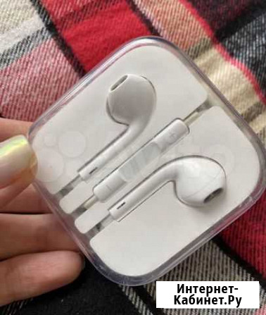 Оригинальные наушники apple earpods iPhone 5,6,7 Санкт-Петербург - изображение 1