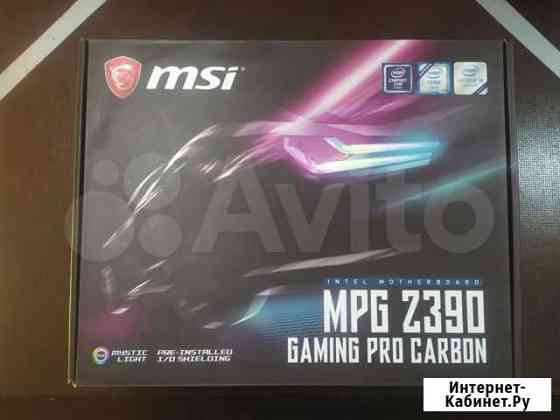 MSI Z390 MPG gaming PRO carbon + (гарантия) Чита