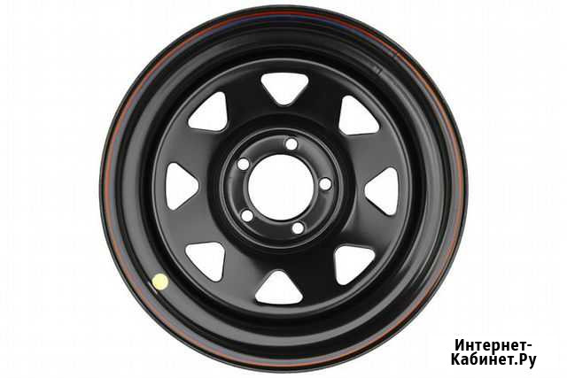 Диски OFF-road Wheels черный R15 ET0 5x114.3 Томск - изображение 1