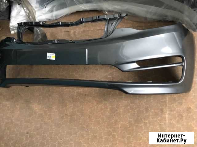 Бампер Kia Rio 3(15-17г),цвет Серый Чебоксары - изображение 1