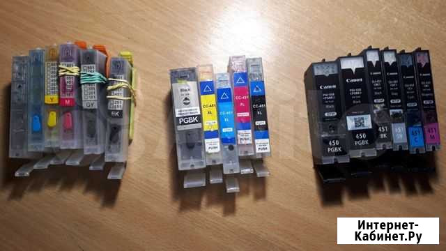 Картриджи для принтеров и мфу Canon PGI450/CLI451 Севастополь - изображение 1