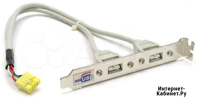 Планка (Gembird 2x USB) на заднюю панель системног Махачкала - изображение 1