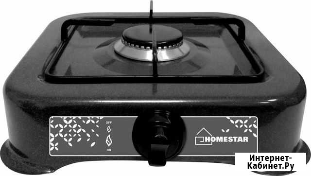 Плита настольная HomeStar, газовая, HS-1201, Black Тверь - изображение 1