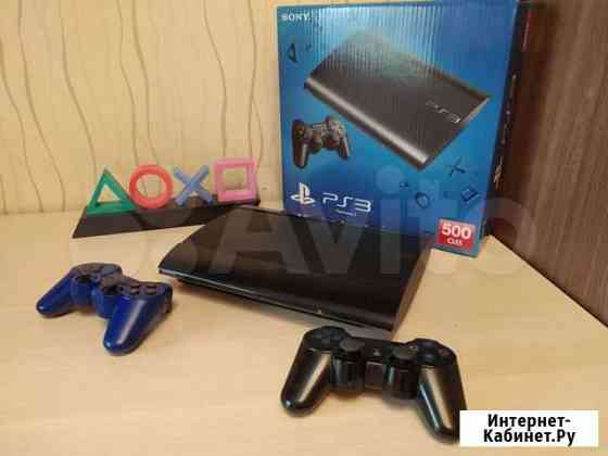 PS3 Super Slim 500Gb+куча игр Томск