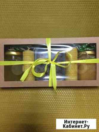 Подарочный набор Мёд свеча и перга Красноярск