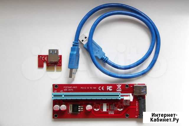 Райзер PCI-e SATA v.007s Ульяновск - изображение 1
