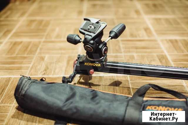 Слайдер Konova k2 80см+Штативная голова Manfrotto Белгород - изображение 1