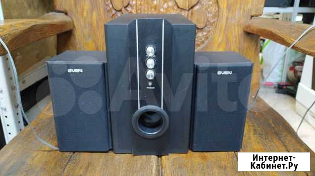 Колонки 2.1 sven SPS-820 (Б1606) Красноярск - изображение 1