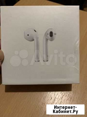 Беспроводные наушники airpods 2люкс копия Екатеринбург - изображение 1