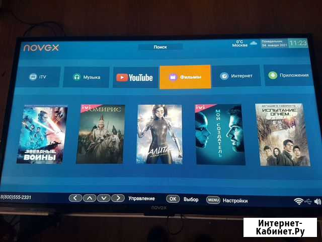 Тулевизор novex NVX-39H211MS Чита - изображение 1