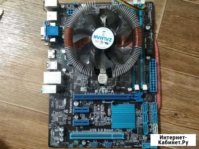 Мат.плата Asus B75M-A 1155 Socket Казань - изображение 1