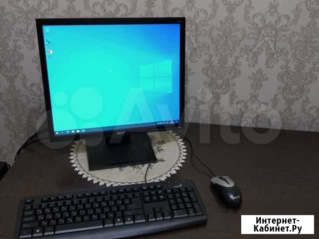 Монитор Acer V193 19 дюймов с клавиатурой и мышкой Барнаул - изображение 1