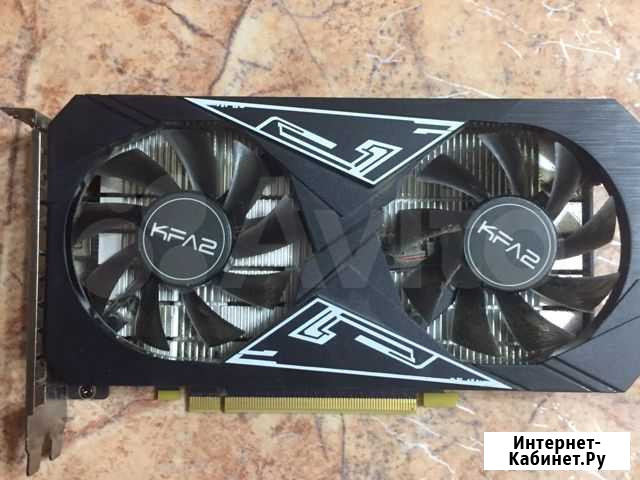 Видеокарта KFA2 geforce GTX 1650 EX plus 4GB Мурманск - изображение 1