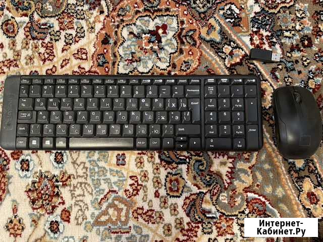 Беспроводная клавиатура и мышь logitech Курск - изображение 1