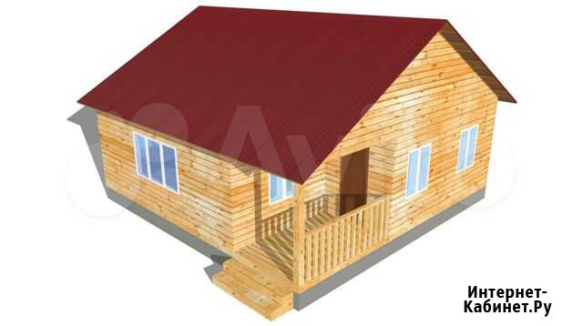 Брусовой дом 8х8м Д9. Строительство домов Екатеринбург - изображение 1