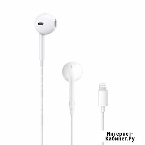 Наушники apple earpods lightning Хабаровск - изображение 1