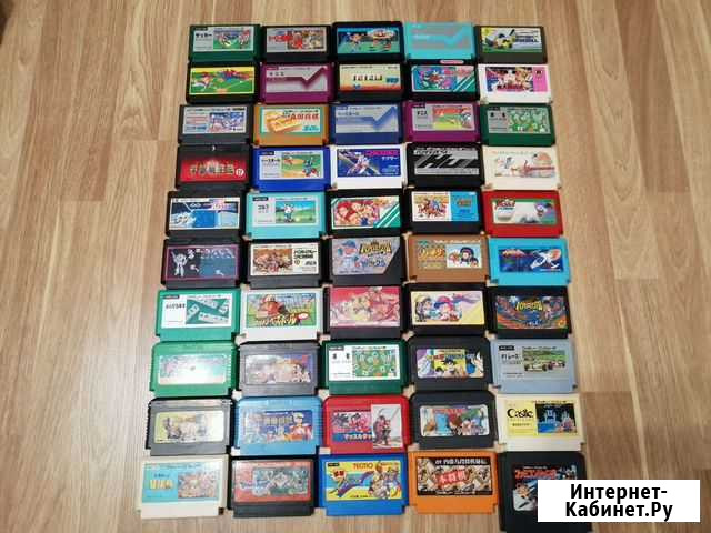Картриджи Famicom Dendy 50 штук Старый Оскол - изображение 1