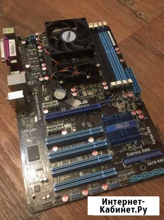 Материнская плата Asus M4N68T с процессором Тихвин - изображение 1
