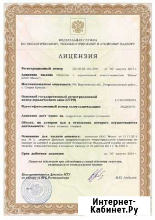 Продажа ооо с лицензиями мчс и Ростехнадзора Петропавловка - изображение 1