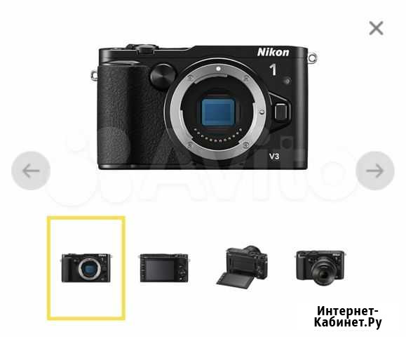 Камера Nikon 1 V3 body черный Петропавловск-Камчатский - изображение 1