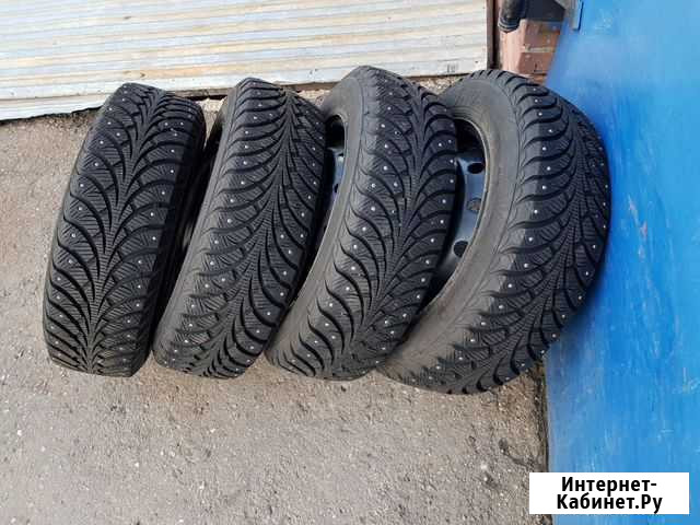 Sava Eskimo Stud 185/65R15 + диск штамп Ульяновск - изображение 1