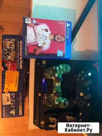Sony playstation 4 (Ps4) 2 геймпада + много игр Челябинск