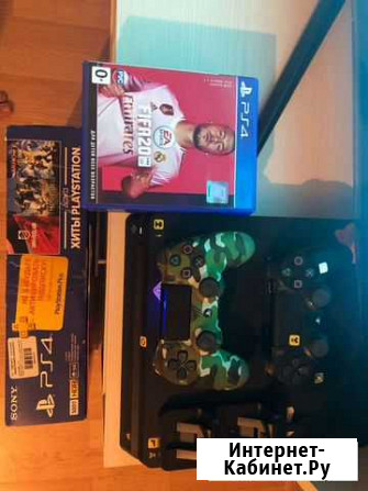 Sony playstation 4 (Ps4) 2 геймпада + много игр Челябинск - изображение 1