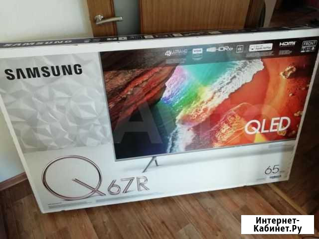 Телевизор qled 4K Samsung QE65Q67RAU рст Москва - изображение 1