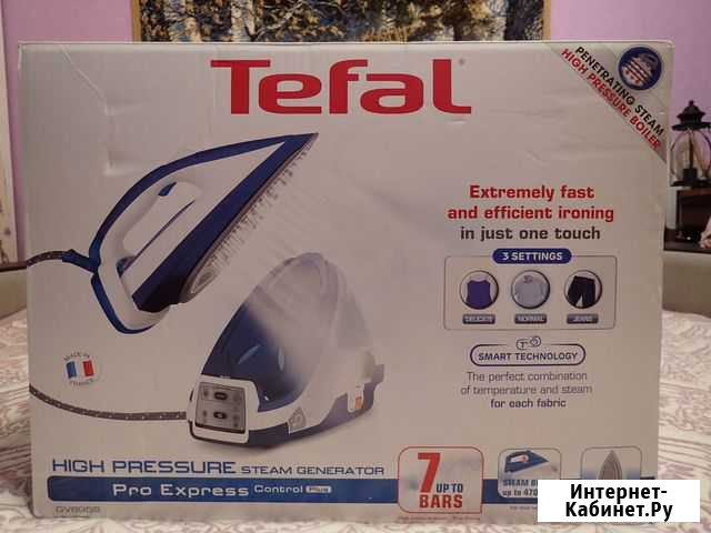 Новый парогенератор Tefal PRO express control plus Мытищи - изображение 1