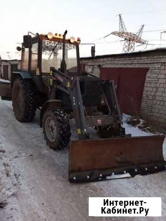Услуги трактора мтз -82 : щётка,нож,погрузчик Ижевск - изображение 1