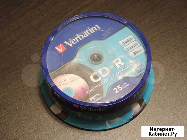 Диски новые CD-R Verbatin Vinyl-AZO в коробке Ульяновск - изображение 1